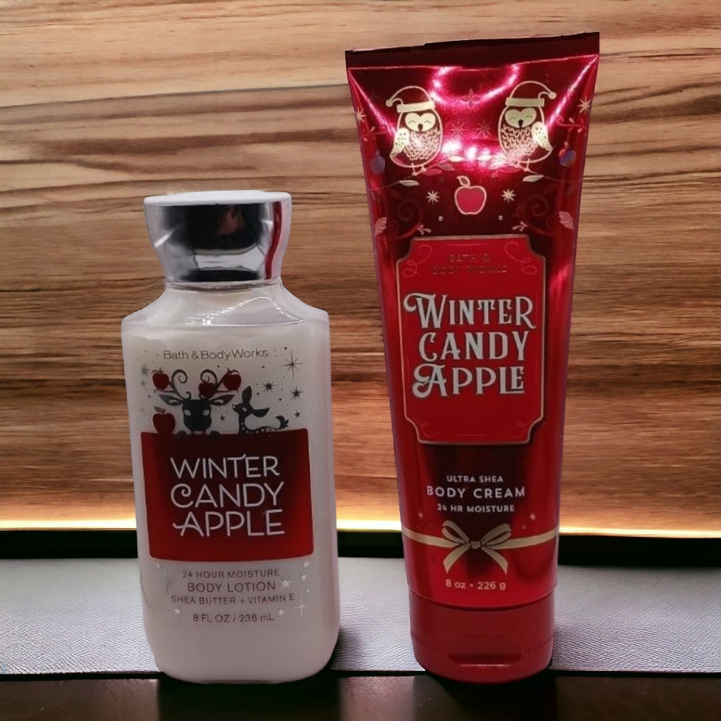 Bath And Body Works Winter Candy Apple 8 Oz Body Lotion And Body Cream Bath And Body Works Winter Candy Apple 8 Oz Body Lotion And Body Cream